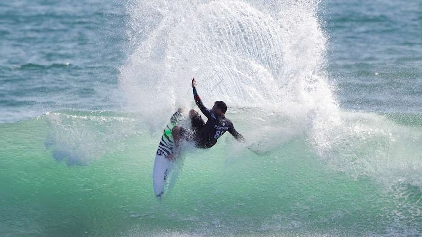Joel Parkinson at the WSL event in California