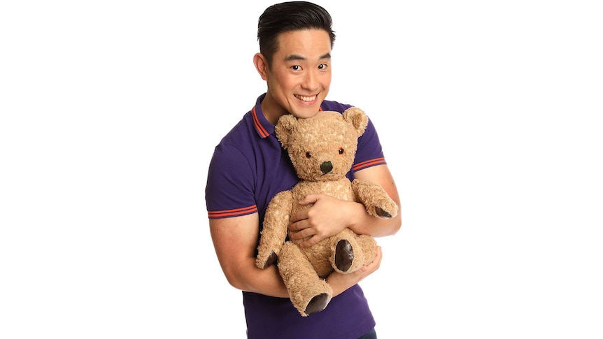 Kaeng holding Little Ted