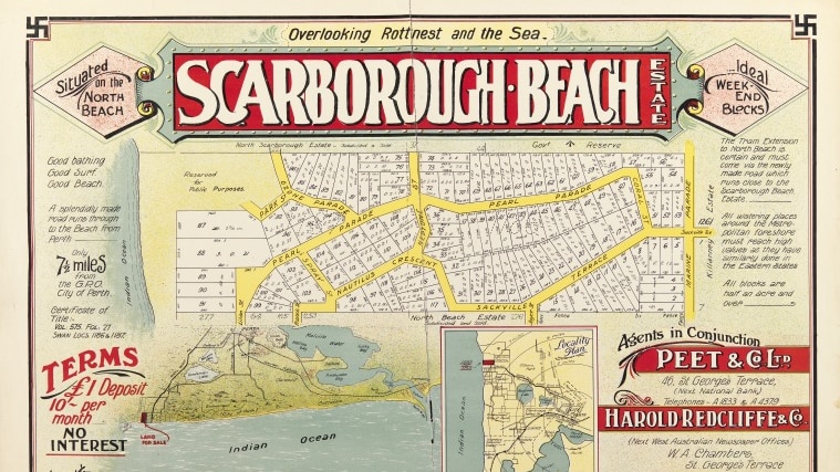 Scarborough Beach Estate Peet and Co, 1915.