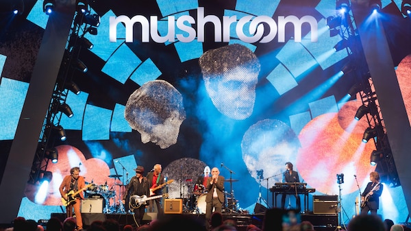 Paul Kelly and band perform cover Sunnyboys at Mushroom 50, live at Melbourne's Rod Laver Arena