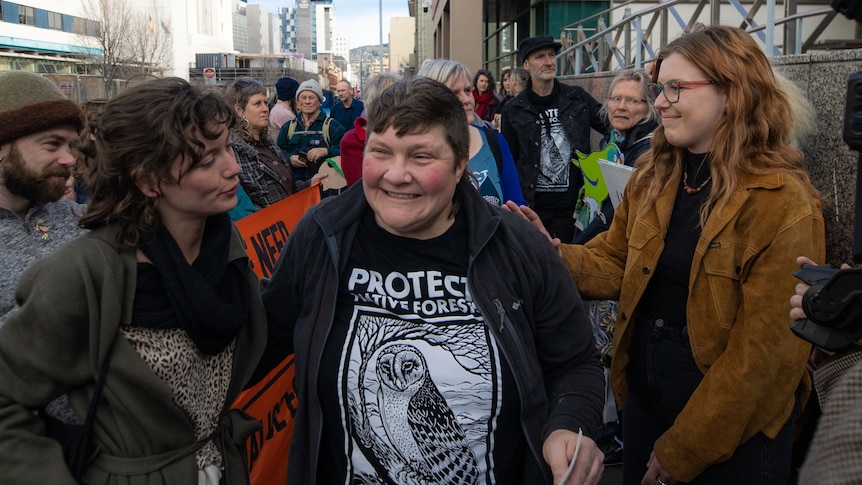 L’attivista della Fondazione Bob Brown Colette Harmsen è stata condannata a tre mesi di carcere per una protesta mineraria in Tasmania
