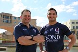 Leadership team ... Queensland Country coach Steve Meehan (L) and captain Anthony Fainga'a