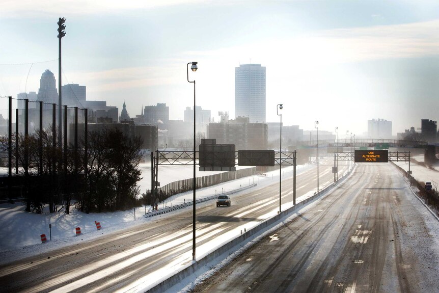 Quiet roads in Buffalo