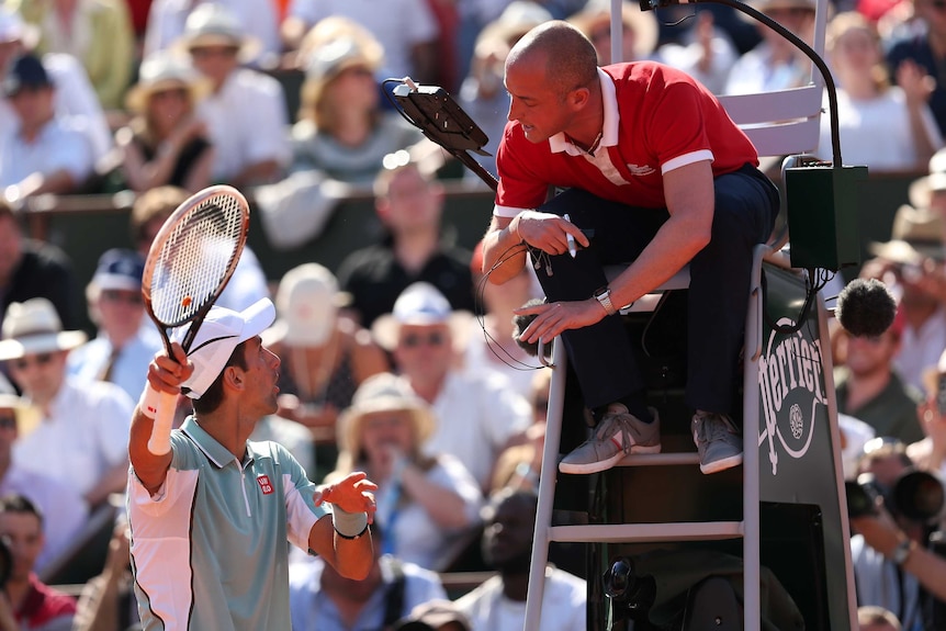 Djokovic appeals Roland Garros court condition