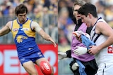 Composite of Andrew Gaff and Andrew Brayshaw
