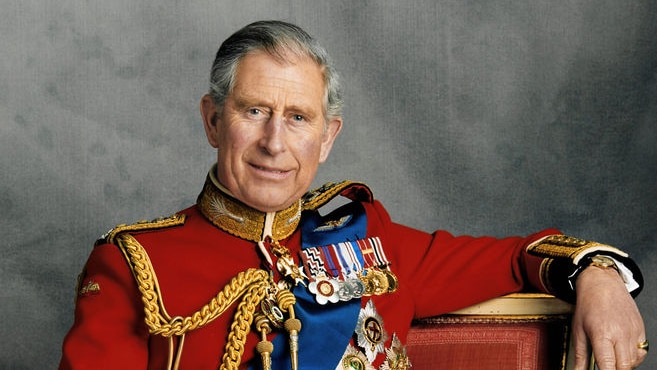 Prince Charles poses for a portrait