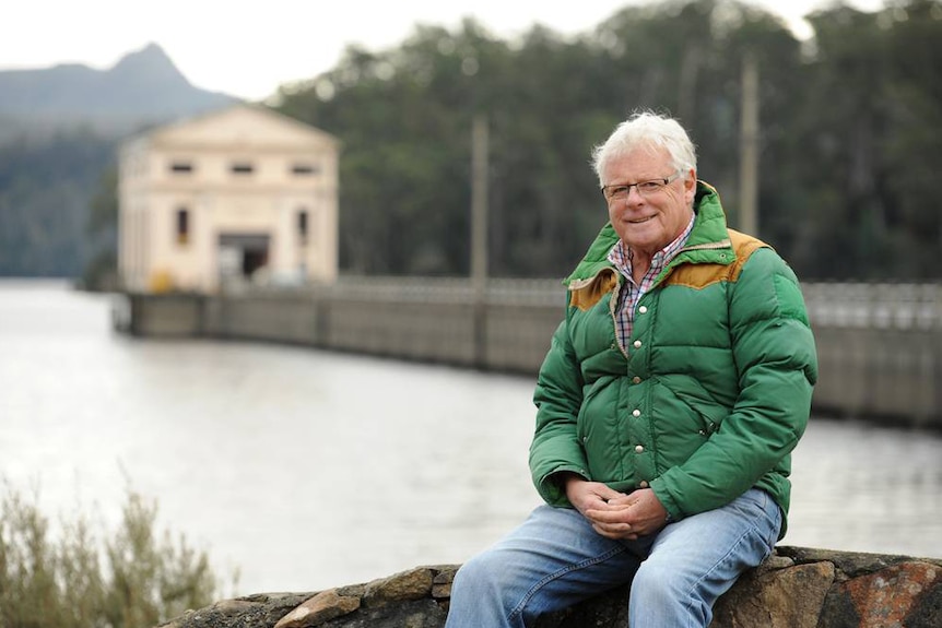 Simon Currant, Tasmanian tourism operator, at his Pumphouse Point development.