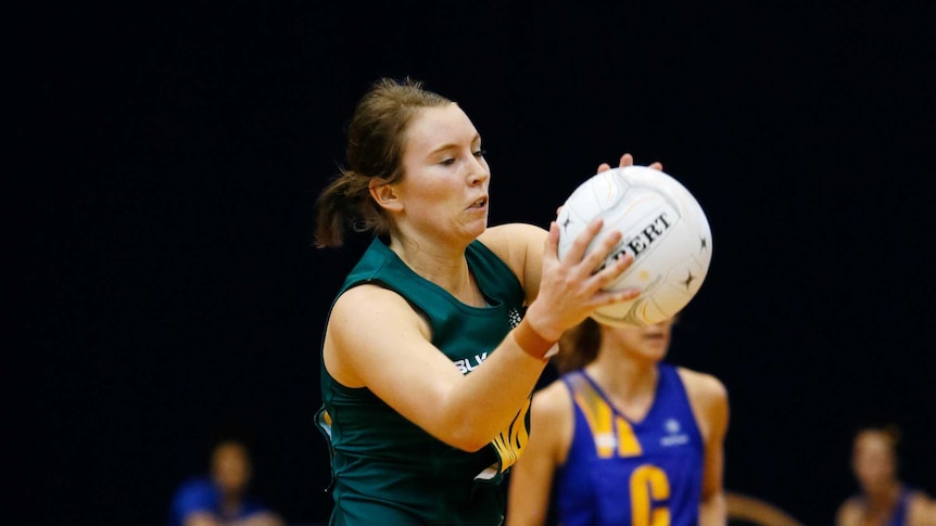 Tasmanian netballer Kelsie Rainbow