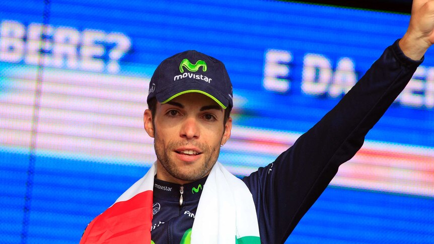 Visconti celebrates win in 17th Giro stage