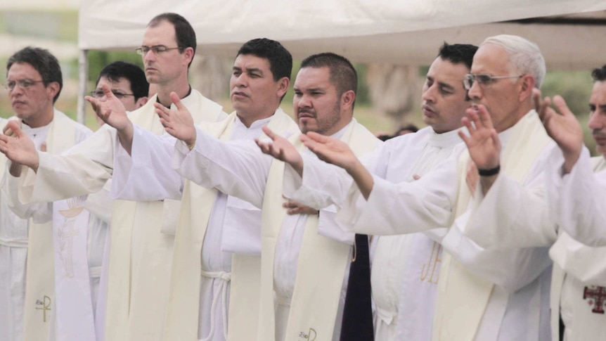 Mass on the Rio Grande river