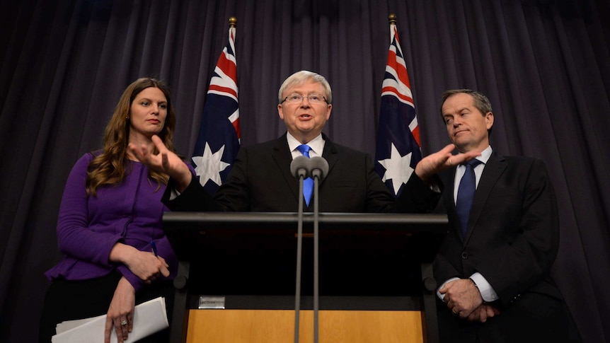 Kevin Rudd has worked out his pitch for voters.