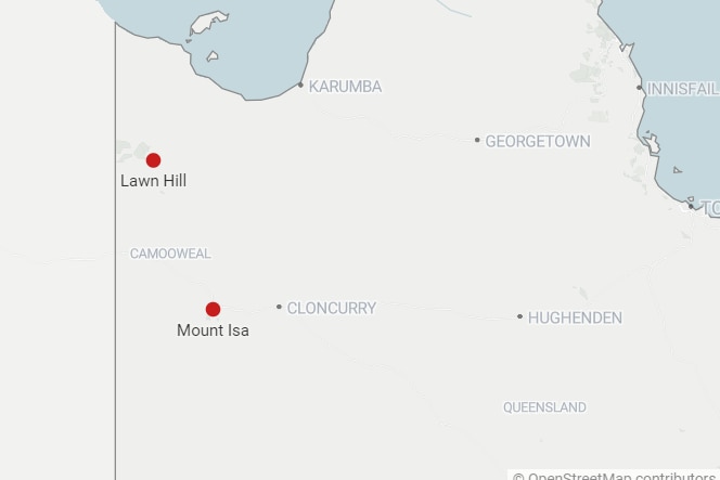 a map of north-west Queensland