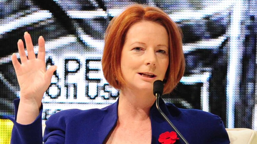 Gillard speaks at APEC