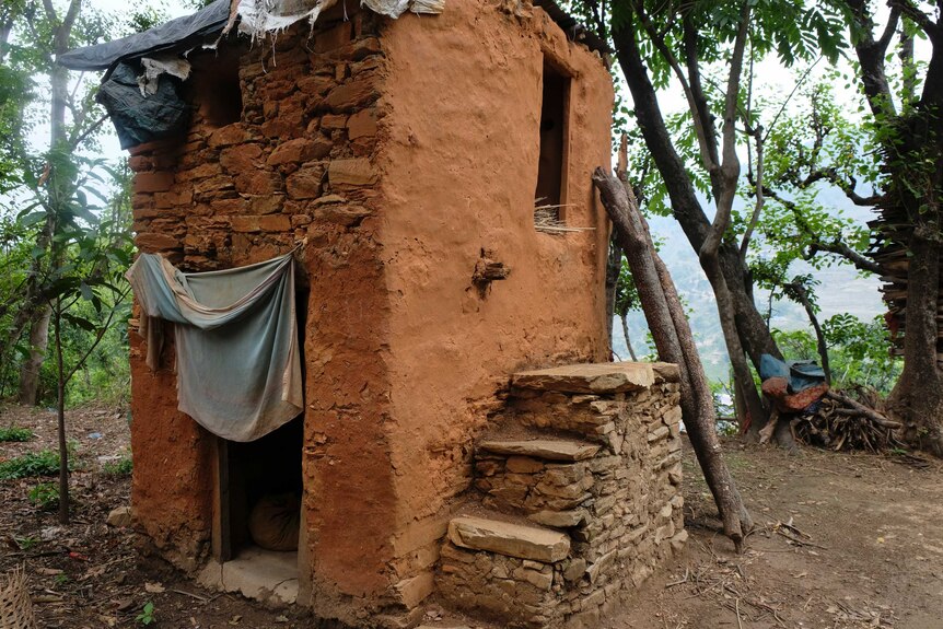 Menstruation shed in Nepal