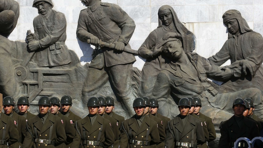 Turkish soldiers at Canakkale