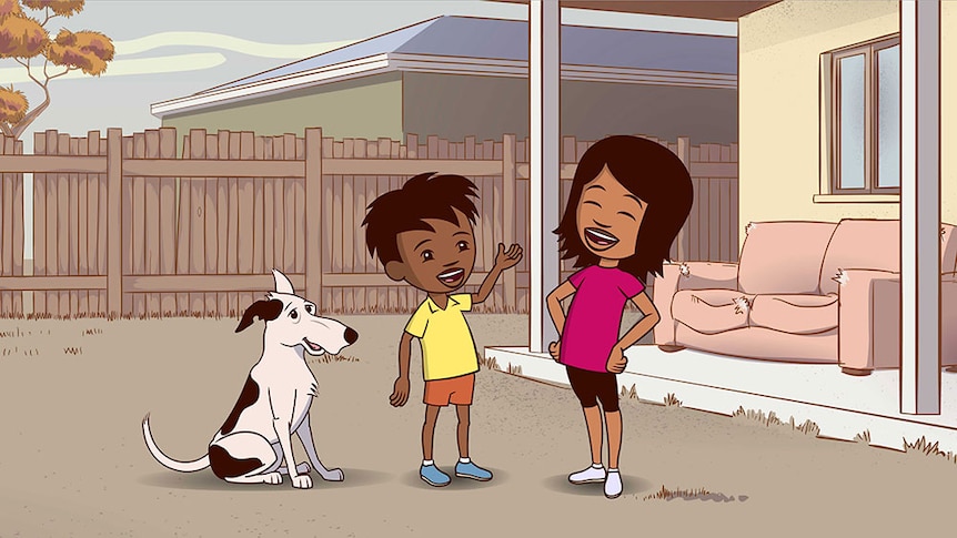 The new Little J Big Cuz animation features Indigenous Australians