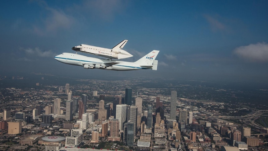 Space shuttle Endeavour on final flight
