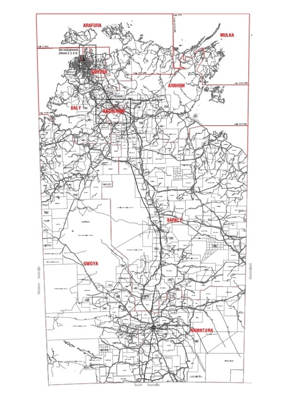 A map of the proposed boundaries