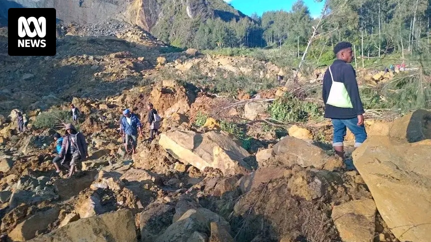 Un énorme glissement de terrain frappe un village isolé de Papouasie-Nouvelle-Guinée, faisant 100 morts