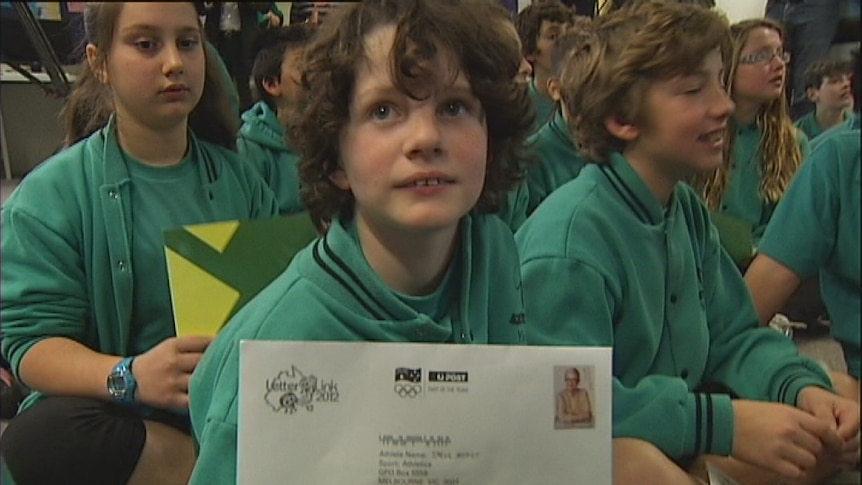 Students send letters to Australia's Olympic hopefuls
