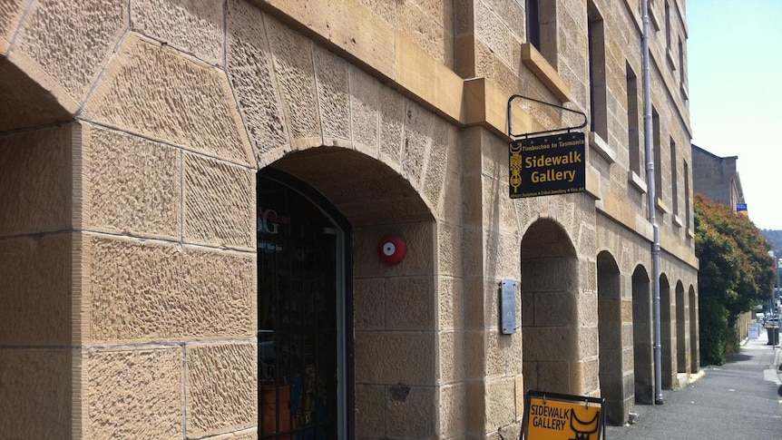 The Sidewalk Gallery at Salamanca was burgled on Tuesday night