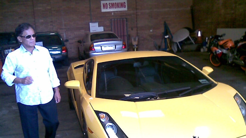 Dr Nugawela getting back his impounded Lamborghini