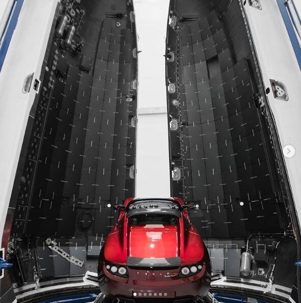 Falcon Heavy Elon Musk Is Sending This Tesla Into Space But That S Not Why This Is Important Abc News