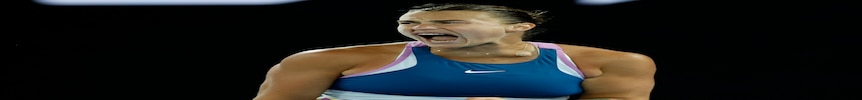 一名网球运动员大喊。