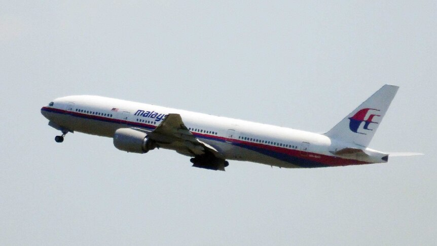 Malaysia Airlines flight MH17 leaves Schiphol Airport before being shot down over eastern Ukraine.