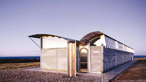 Magney House at Bingie Bingie on the NSW South Coast designed by Australian Architect Glenn Murcutt.
