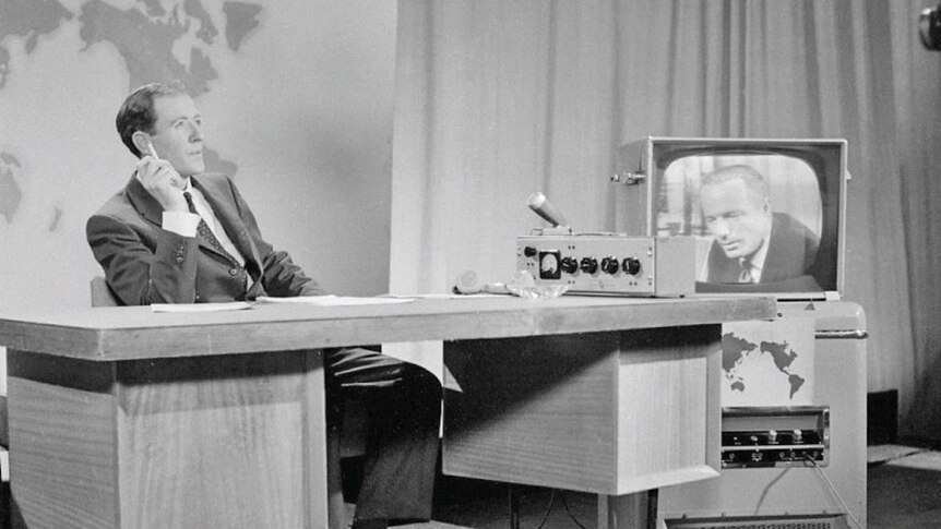 Michael Charlton, the first program presenter of Four Corners in 1961.