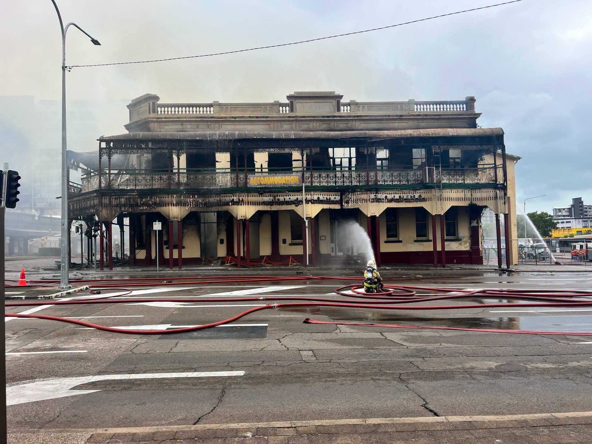Blaze destroys 125-year-old Townsville pub
