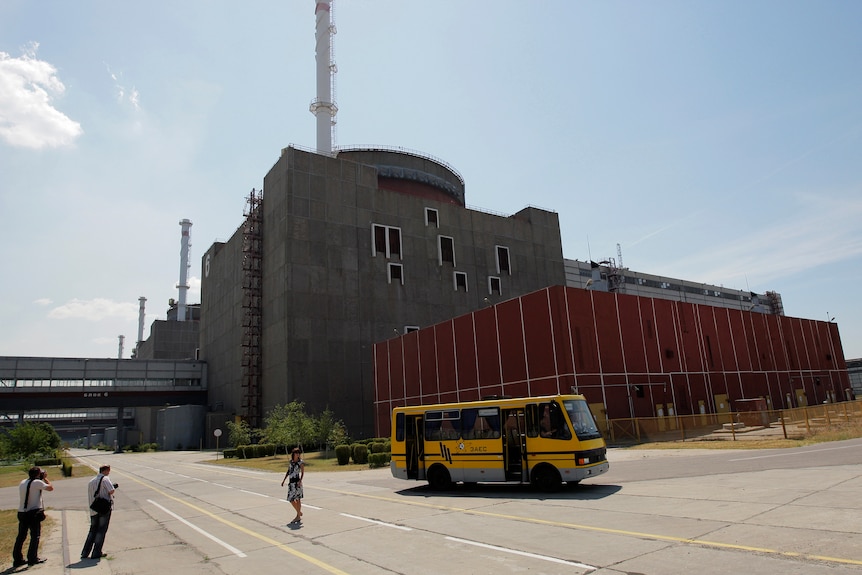 A general view of the Zaporizhzhia nuclear power station in Ukraine in this June 12, 2008 file photo. 