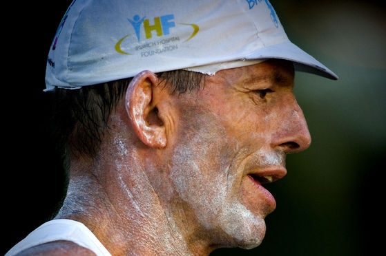 Ironman Abbott nears the finish line
