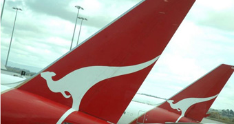Qantas plane tails
