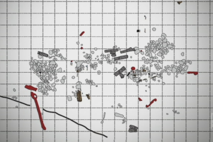 HMS endeavour wreckage map