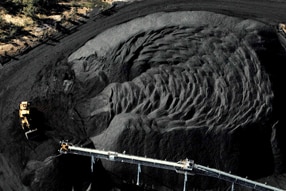 Coal stock pile 340