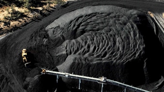 Coal stock pile 340