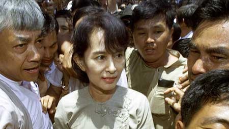 House arrest continues: Aung San Suu Kyi has had no contact with the outside world since 2003 (file)
