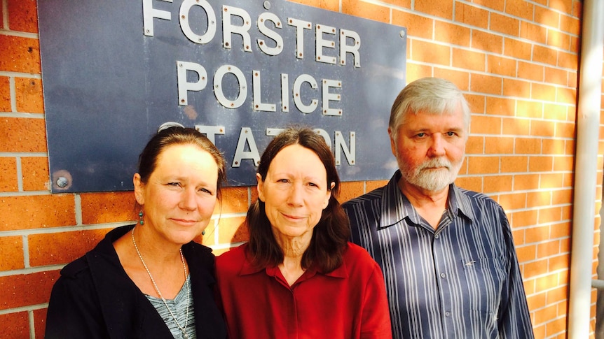 Sharon Logan (centre) and her family are appealing to the public for help to find her sister Nardia Clark