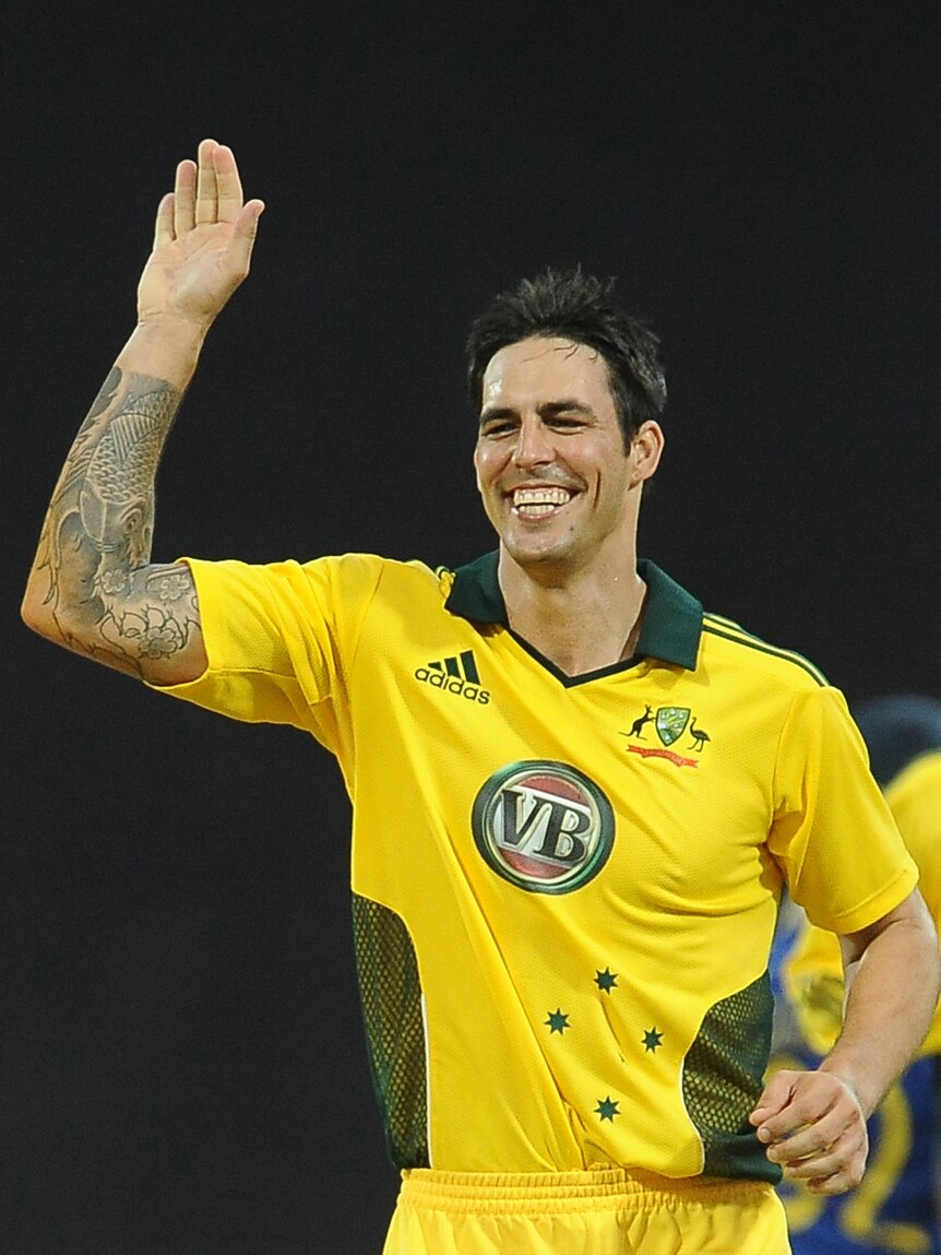 Mitchell Johnson claimed career-best limited over figures to dismantle the Sri Lankan batting line-up.