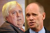 Clive Palmer and Campbell Newman