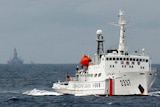 A Chinese Coast Guard vessel