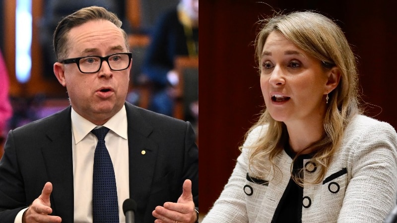 Composite image of Alan Joyce and Kelly Bayer Rosmarin.