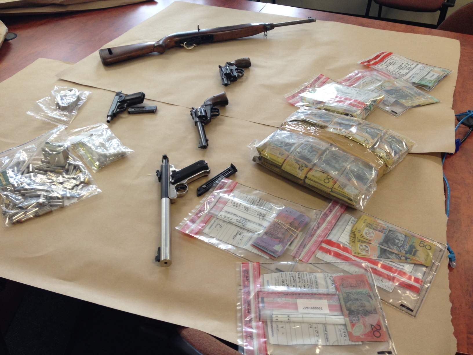 Drug haul after cash, guns seized at airport - ABC News