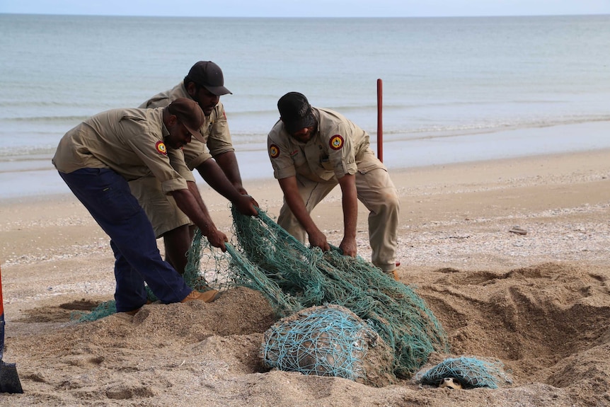 Retrieving ghost nets