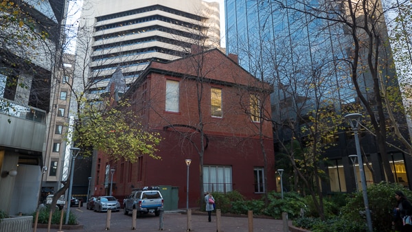 Stock Exchange building from eastern side.