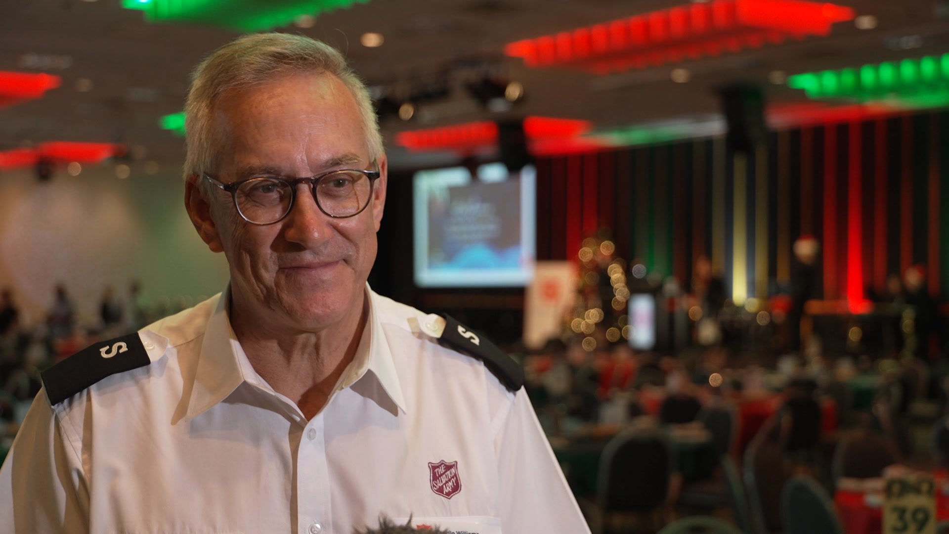 Un hombre del Ejército de Salvación 