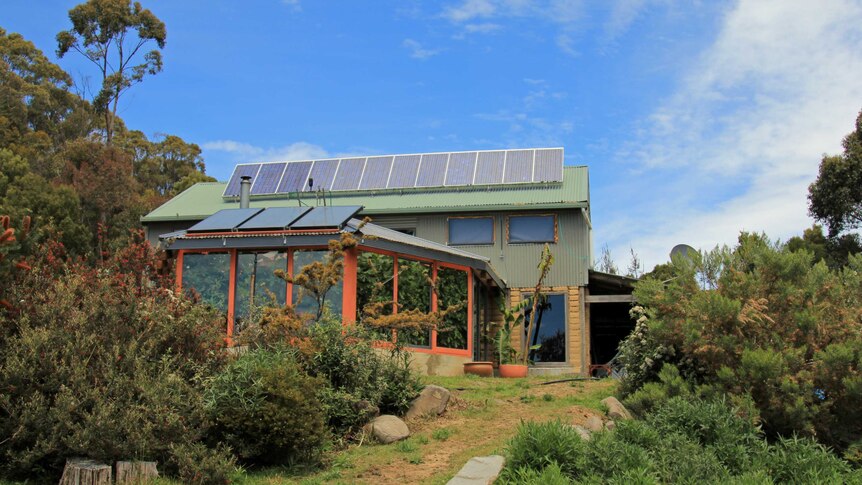 An off-grid house in Saltwater River