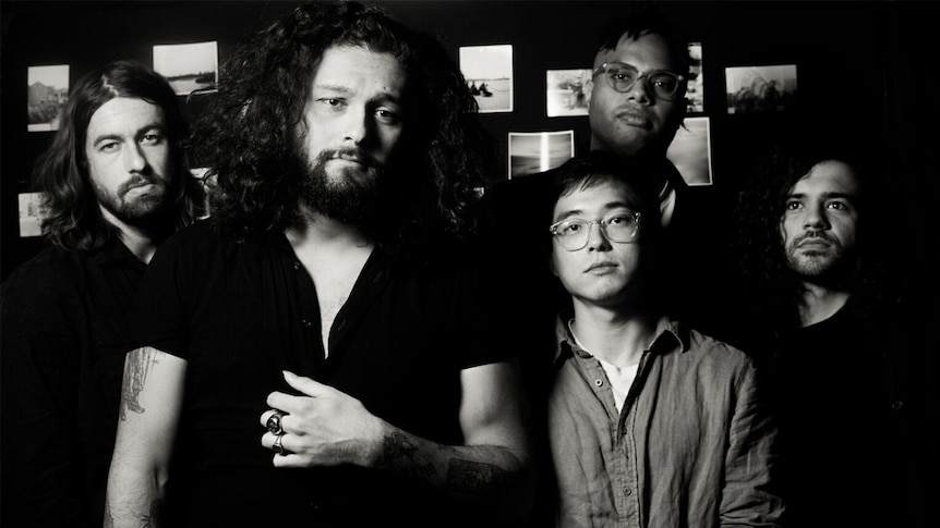 A 2017 press shot of Gang Of Youths